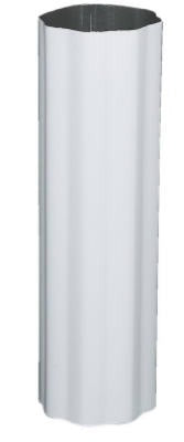 AMERIMAX Amerimax 4602600120 Round Aluminum Downspout 3in X 10ft