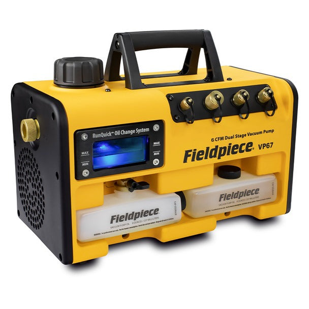 FIELDPIECE FIELDPIECE FP-VP67 RunQuick 6 CFM Dual Stage Vacuum Pump