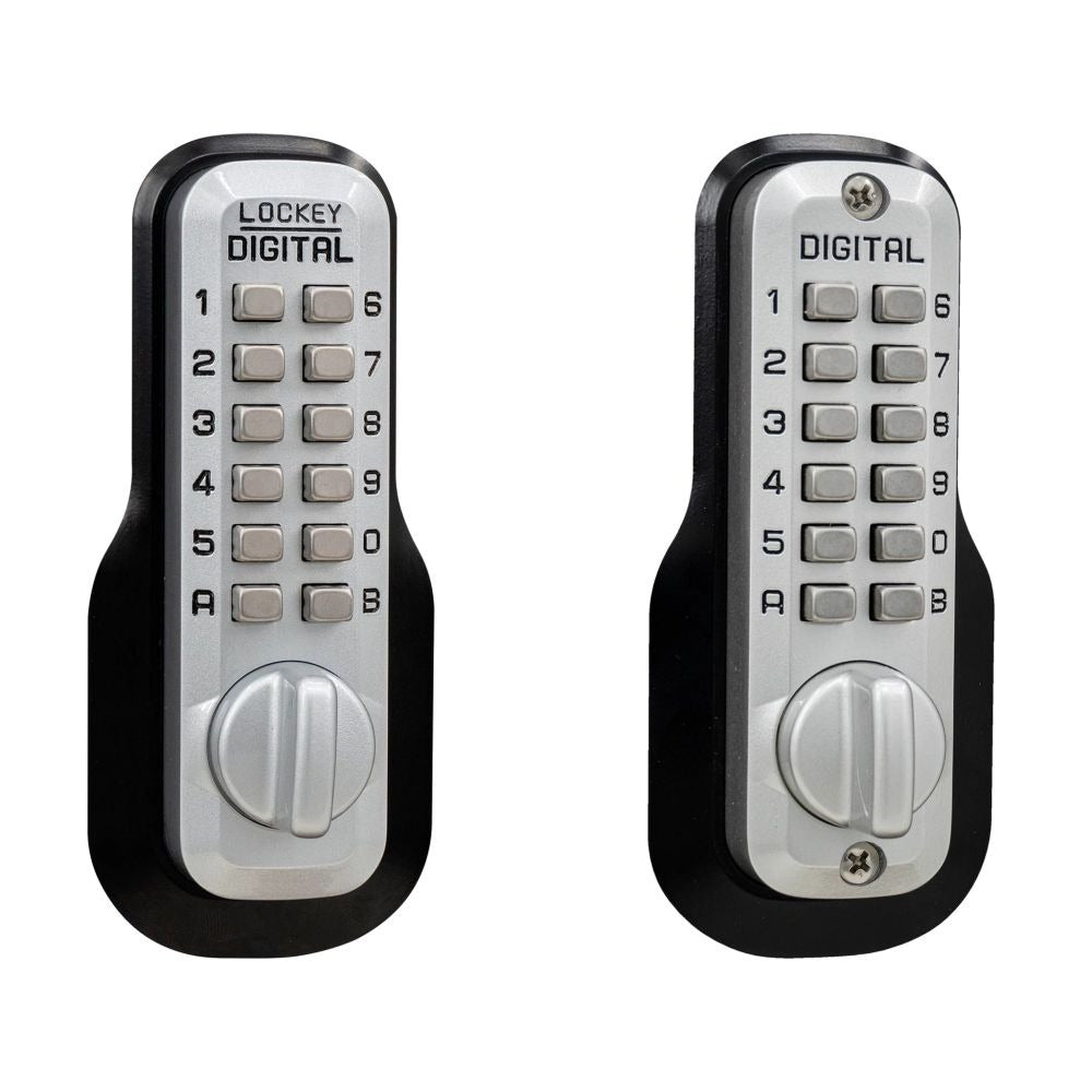 LOCKEY Lockey M210SCMGDC Keyless Deadbolt Satin Chrome Marine Grade
