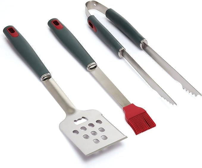 ONWARD MANUFACTURING Onward Manufacturing 40025 GrillPro 3-Piece Resin Handle Barbeque Tool Set (3-Piece)