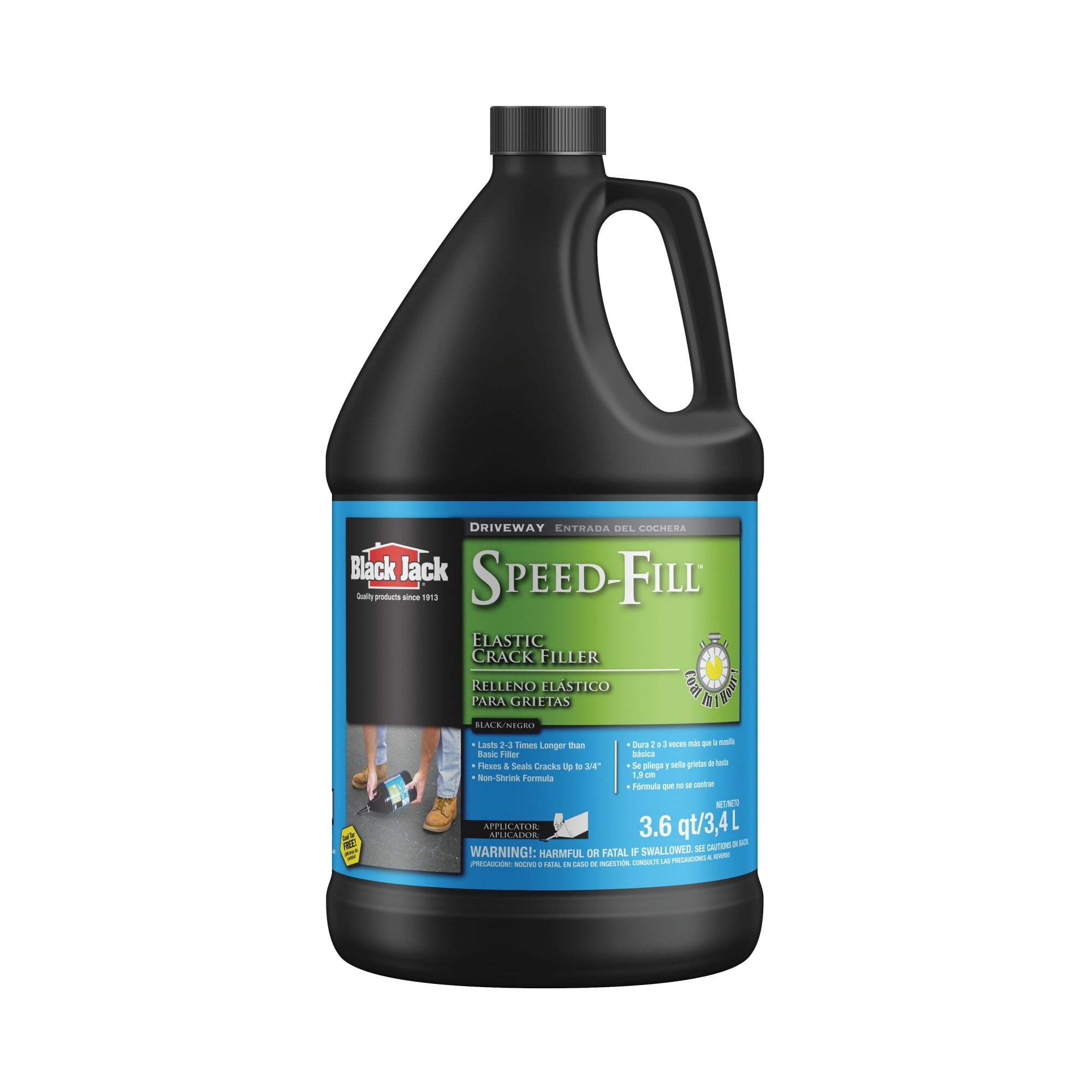 BLACK JACK Black Jack 6438-9-34 Speed-Fill Elastic Crack Filler (1 Gal)
