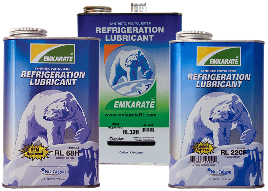 Nu-Calgon 4318-26 Lubricant 1 Gallon Refrigeration Oil Emkarate RL170H