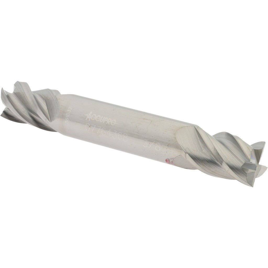 ACCUPRO Accupro 12185236 Square End Mill 3/8 Inch 4 Flute Carbide