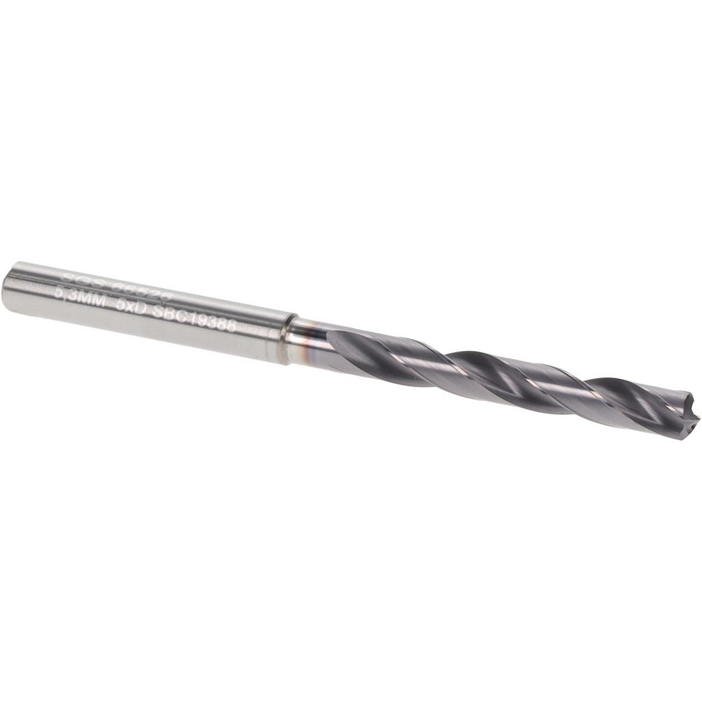 KYOCERA SGS PRECISION TOOLS Sgs 66526 Solid Carbide Jobber Drill 5.30mm 135 Deg
