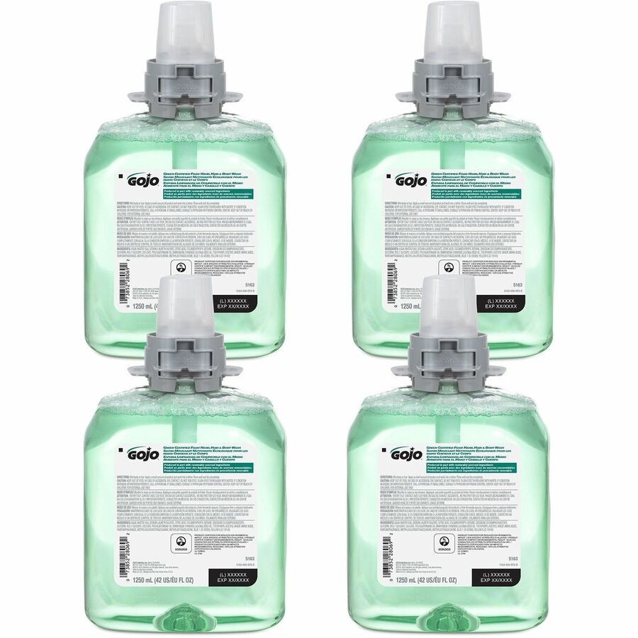 GOJO Gojo GOJ516304CT FMX-12 Refill Foam Hair and Body Wash 1250 mL (4/Pack)