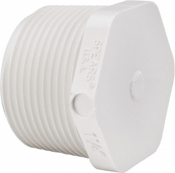 VALUE COLLECTION Value Collection 450-012 Pvc Pipe Plug 1-1/4 in Mipt Sch 40