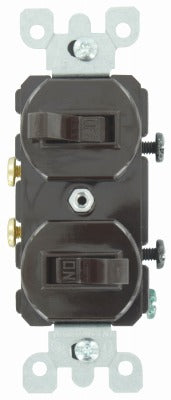 LEVITON Leviton Mfg Co S00-05224-02S Brown Duplex Switch 15A