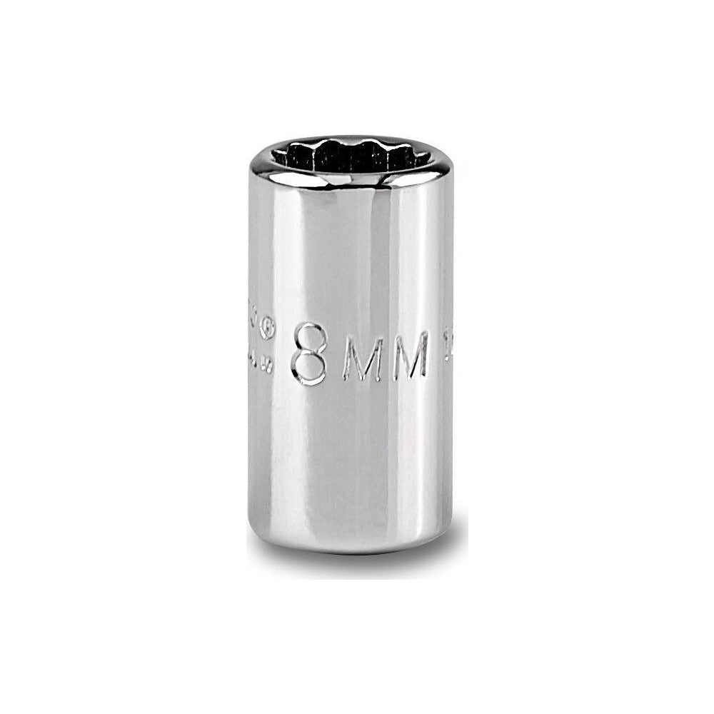 PROTO Proto J4708TM 8mm 12-point 1/4 Drive Hand Socket