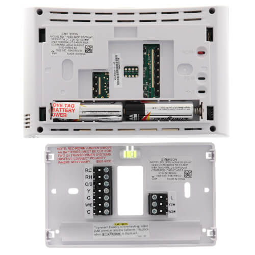 White-Rodgers 1F85U-42NP Universal Non-Programmable Thermostat 2 Heat/2 Cool 5 Inch Display