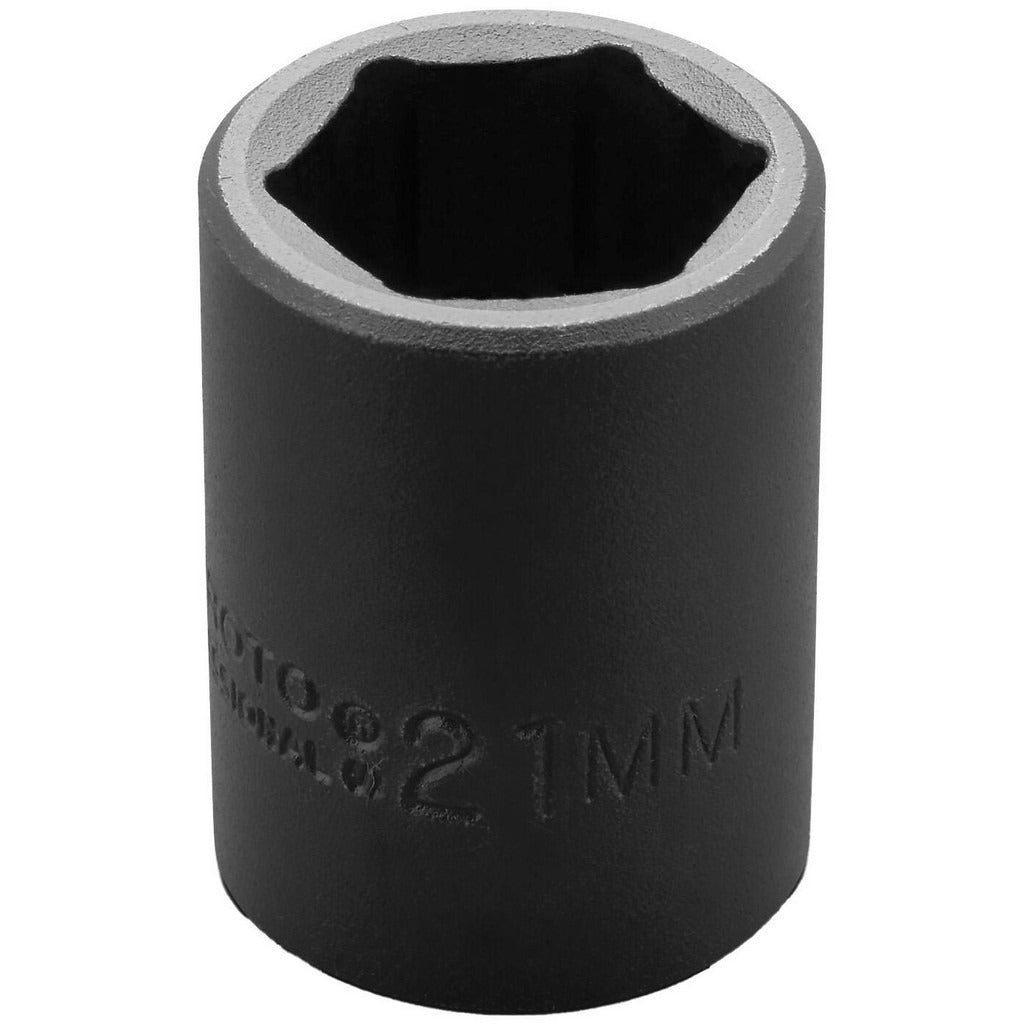 PROTO Proto J7421M Impact Socket 1/2 in Drive 21mm 6-point