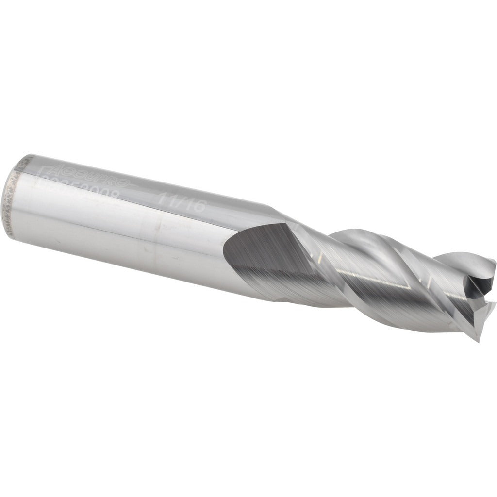 ACCUPRO Accupro 12182118 Square End Mill 11/16 in 3 Flute Carbide
