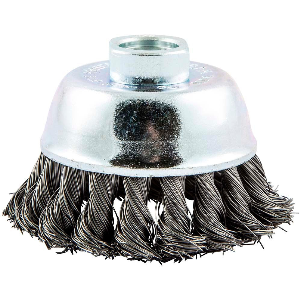 NORTON Norton 66252839109 Knotted Cup Brush 2-3/4 in Carbon Steel