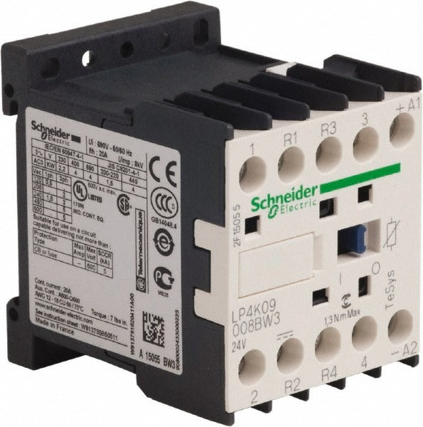 SCHNEIDER ELECTRIC Schneider Electric LP4K09008BW3 Iec Contactor 4 Pole