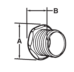 Steel Electric Products 95Z 2 Inch Die-Cast Zinc Threaded Rigid/IMC Bushed Nipple