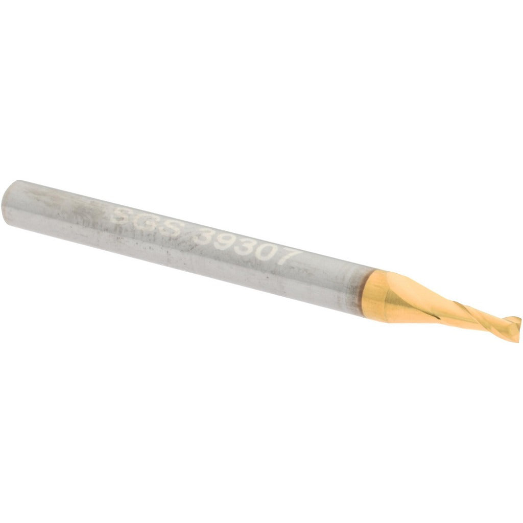 KYOCERA SGS PRECISION TOOLS Sgs 39307 Square End Mill 1/16 in 2 Flute Solid Carbide