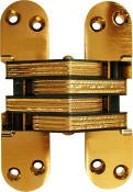 SOSS Soss 418US4 Heavy Duty Fire Rated Invisible Hinge Satin Brass