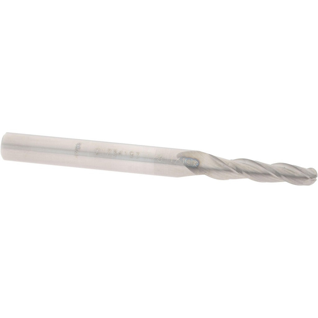 ACCUPRO Accupro 12177572 Tapered Ball End Mill 3 Flute Carbide