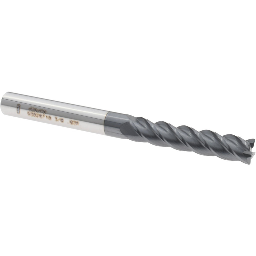 ACCUPRO Accupro 12183298 Corner Radius End Mill 3/8 in 4 Flute Altin