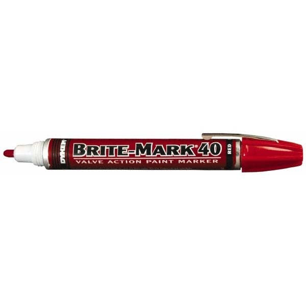 DYKEM Dykem 40002 Oil-based Broad Point Marker Red