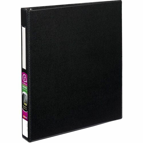 AVERY Avery AVE08302 Slant Ring Binder 1 in Black