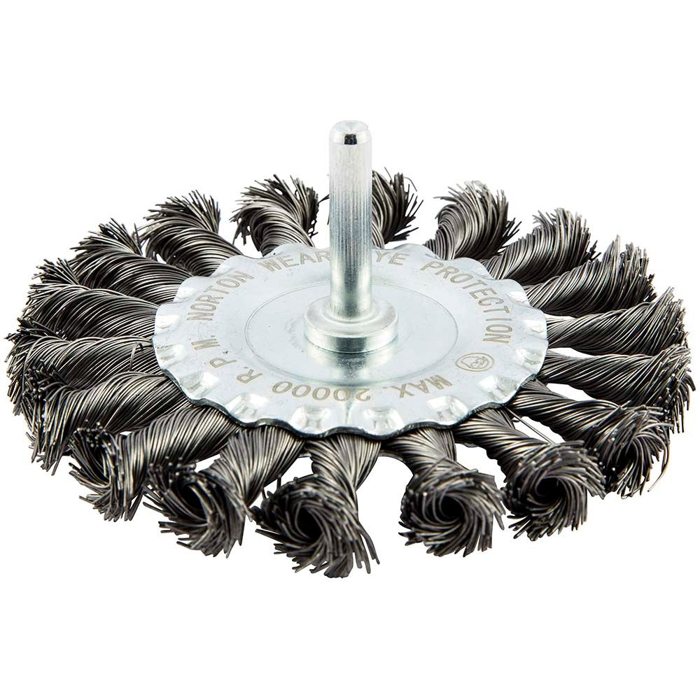NORTON Norton 66252839032 Knotted Wire Wheel Brush 4 Inch