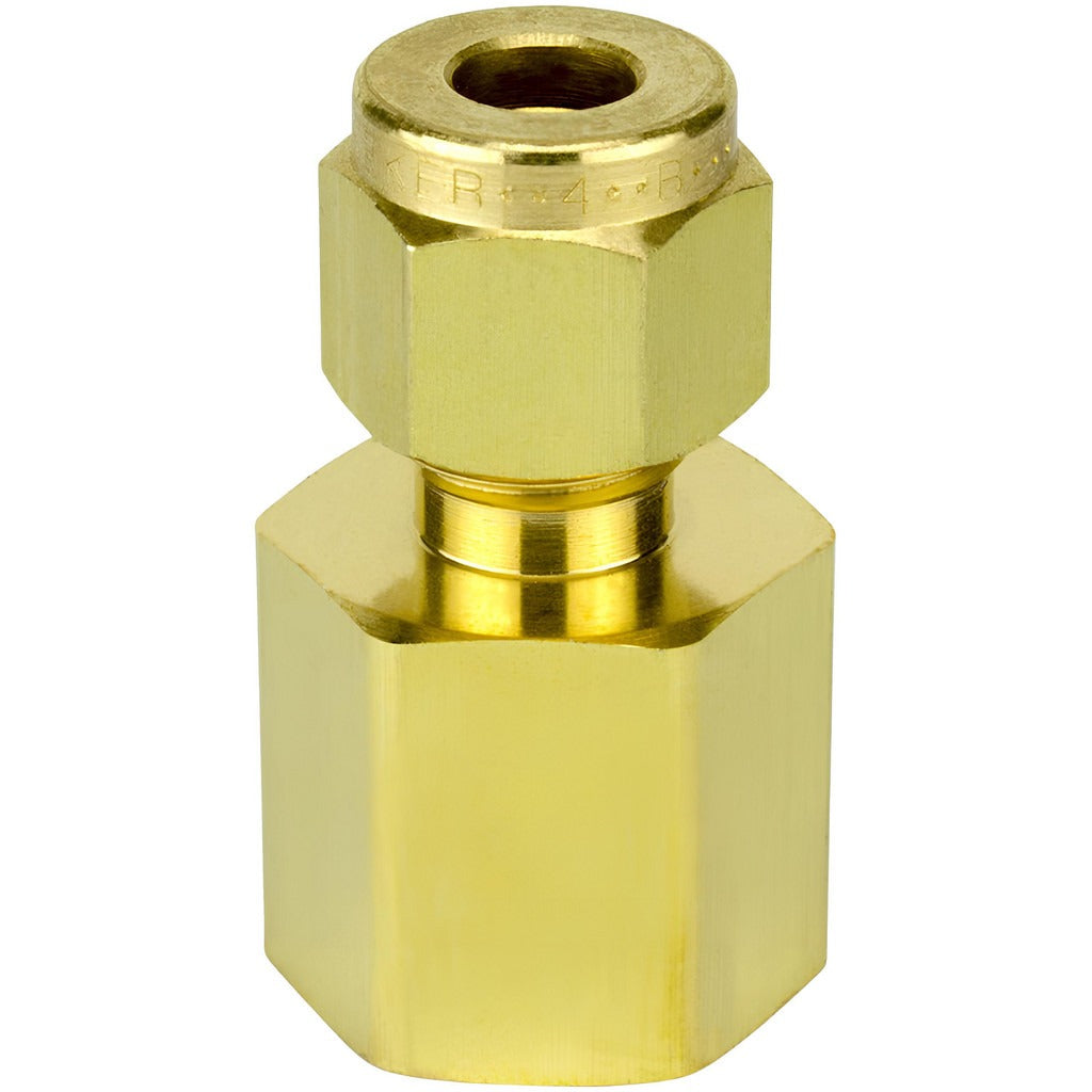 PARKER Parker 2-2 Gbz-b Compression Tube Connector 1/8 in Brass