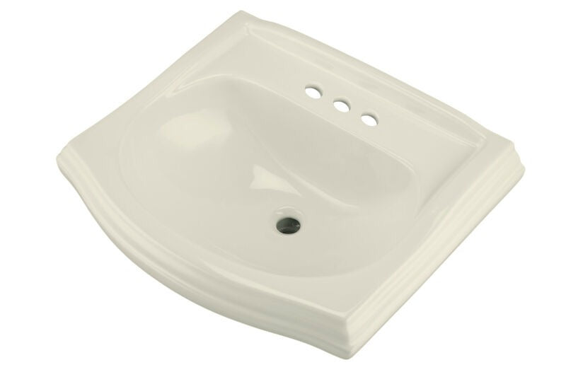 GERBER Gerber 12-575-09 Pedestal Lavatory Basin Allerton Biscuit