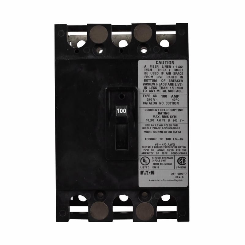 EATON CC3100N CIRCUIT BREAKERS