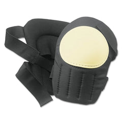 CLC Custom LeatherCraft V230 Plastic Cap Swivel Knee Pads Hook-and-Loop Black White Cap