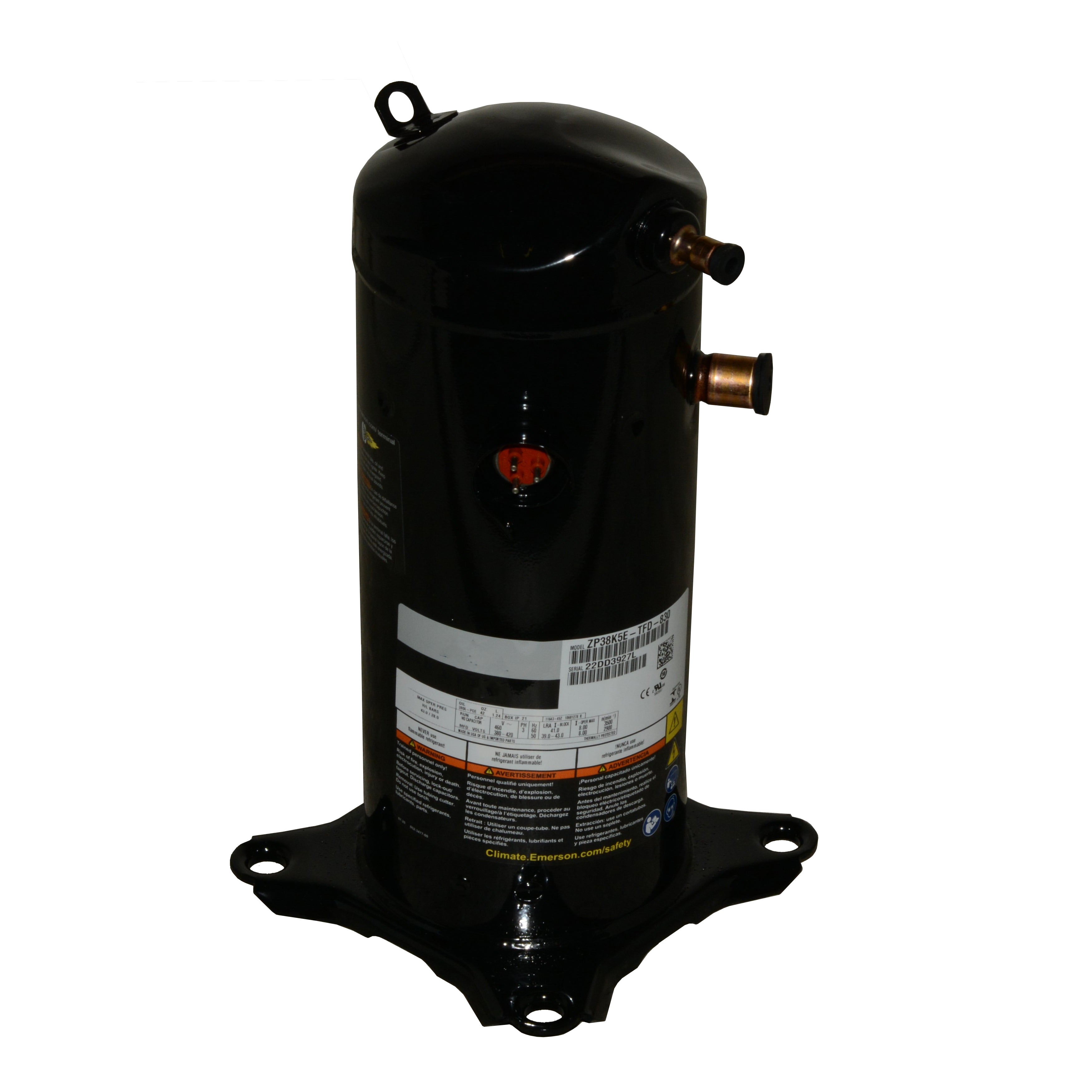 INTERNATIONAL COMFORT PRODUCTS ZP38K5E-TFD-830 COMPRESSOR PARTS & ACCESSORIES