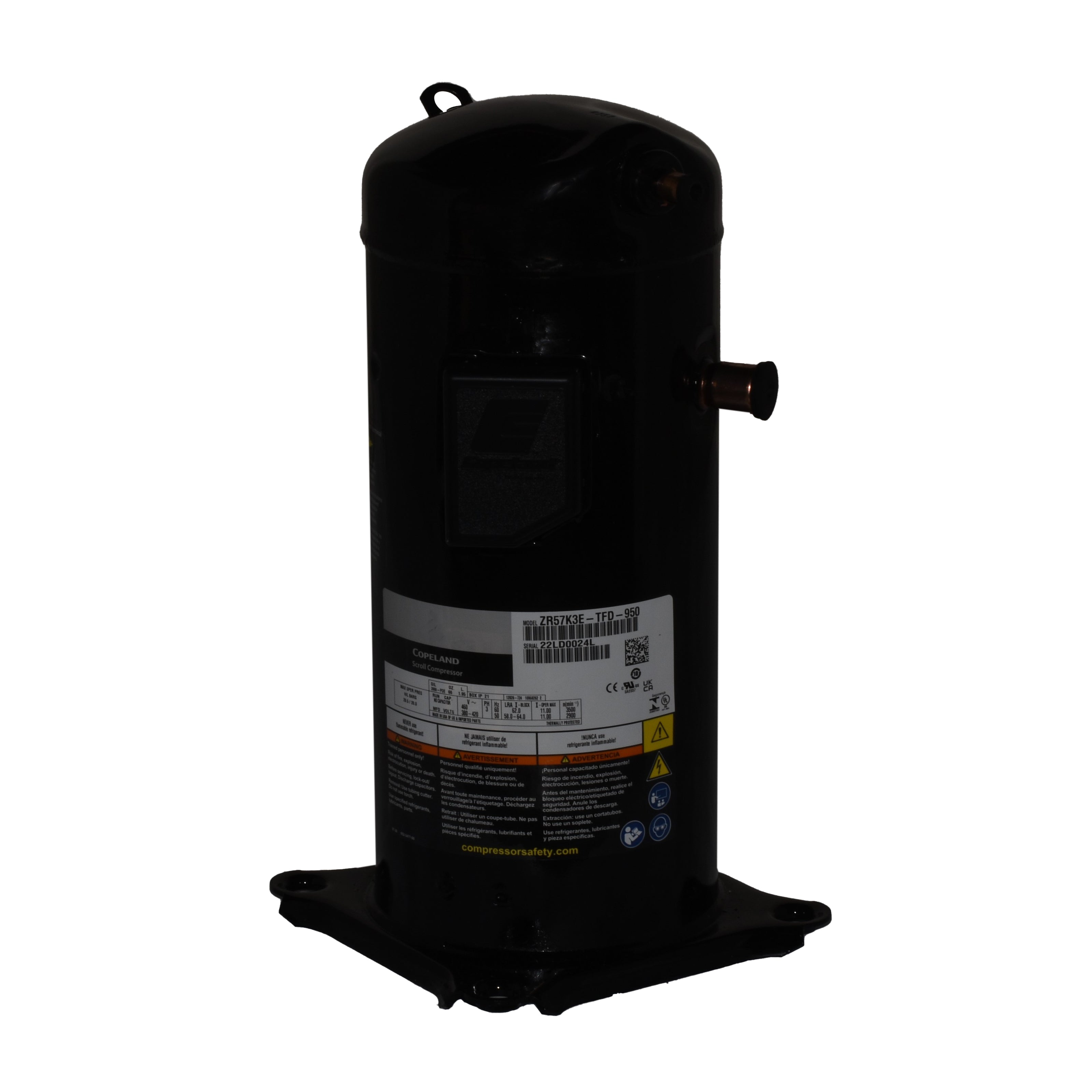 INTERNATIONAL COMFORT PRODUCTS ZR57K3E-TFD-950 COMPRESSOR PARTS & ACCESSORIES