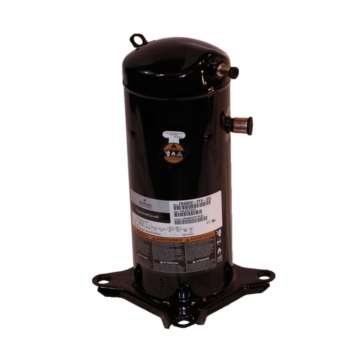 INTERNATIONAL COMFORT PRODUCTS ZR48K5E-PFV-830 COMPRESSOR PARTS & ACCESSORIES