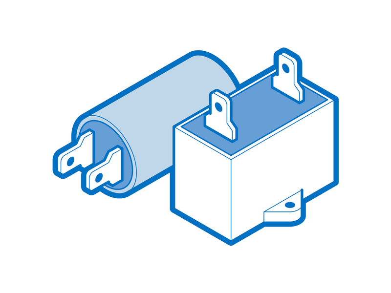 GENERAL ELECTRIC WJ20X23482 CAPACITORS