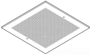 BROAN-NUTONE S98009416 SUPPLY AIR GRILLES