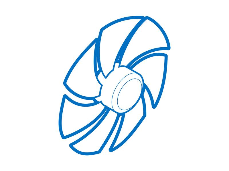 SAMSUNG DB90-07867B BLOWER FANS