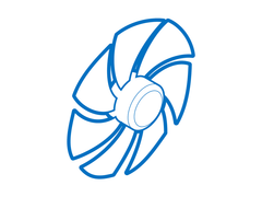 SAMSUNG DB90-07867B BLOWER FANS