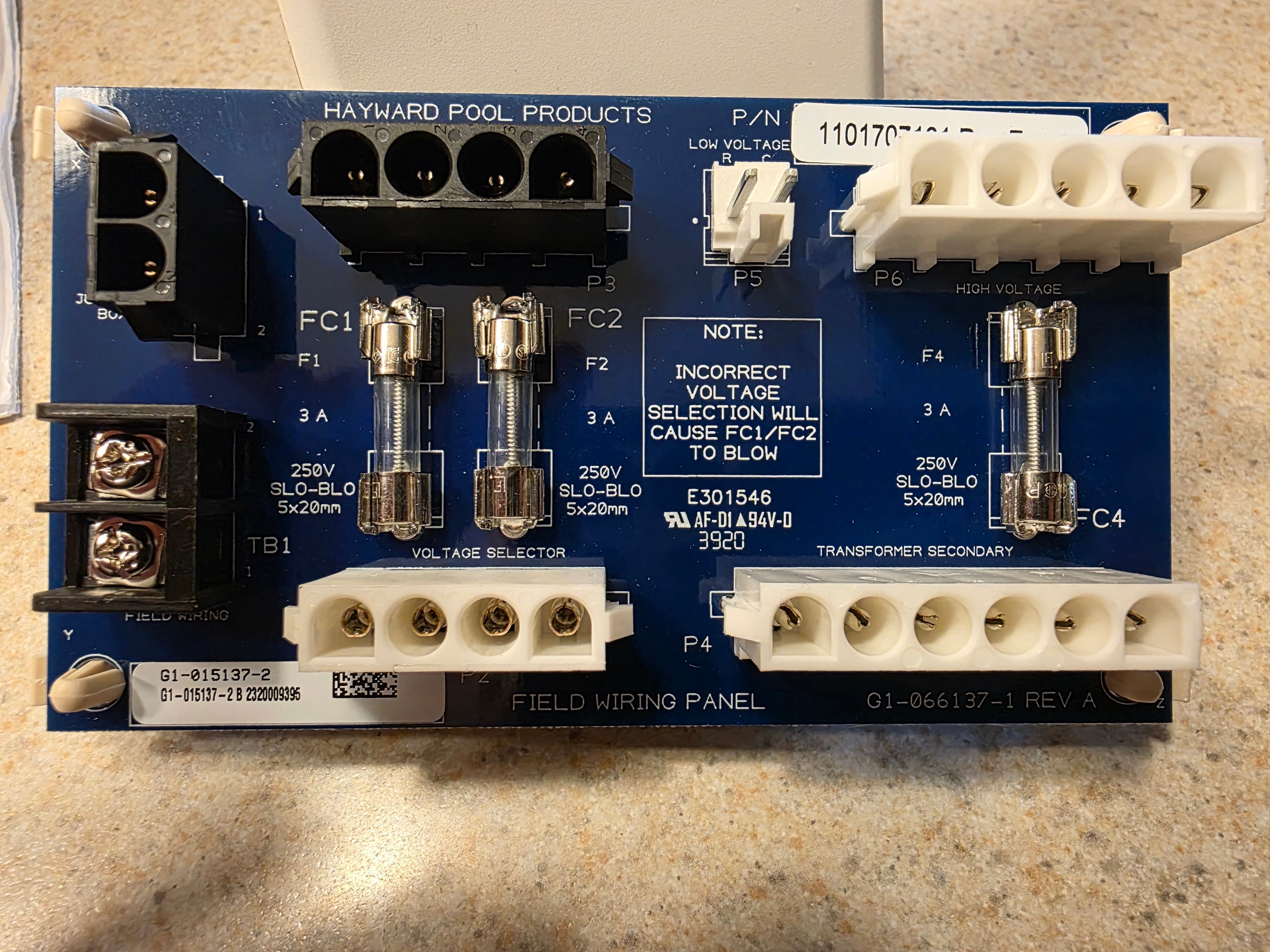 HAYWARD FDXLFWP1930 CONTROL BOARDS