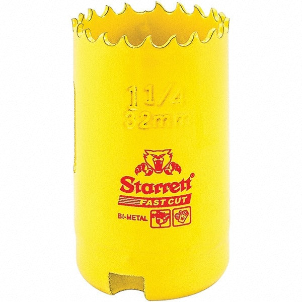 STARRETT Starrett 00488 Hole Saw 1-1/4 in Hss Toothed Edge