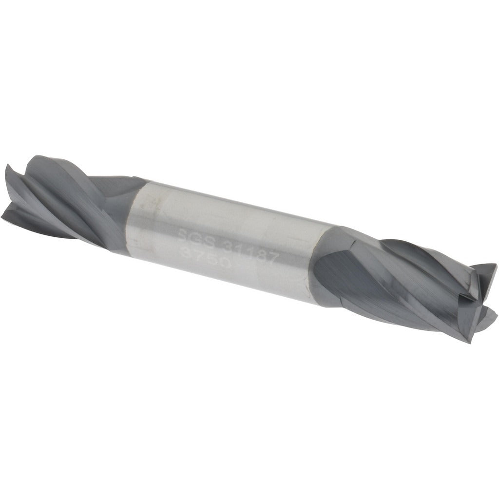 KYOCERA SGS PRECISION TOOLS Sgs 31187 Square End Mill 3/8 Inch 4 Flute Solid Carbide