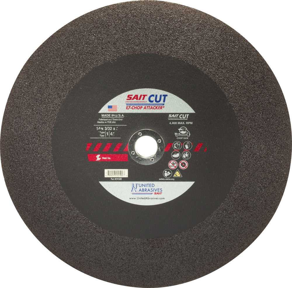 UNITED ABRASIVES/SAIT 24500 GRINDING & CUT OFF WHEELS