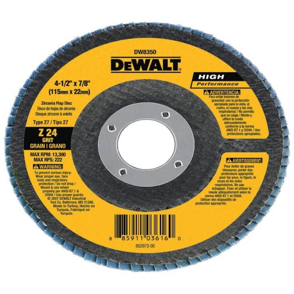 DEWALT DW8350 FLAP DISCS