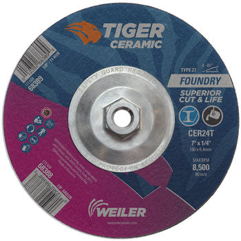 TIGER 68389 GRINDING & CUT OFF WHEELS