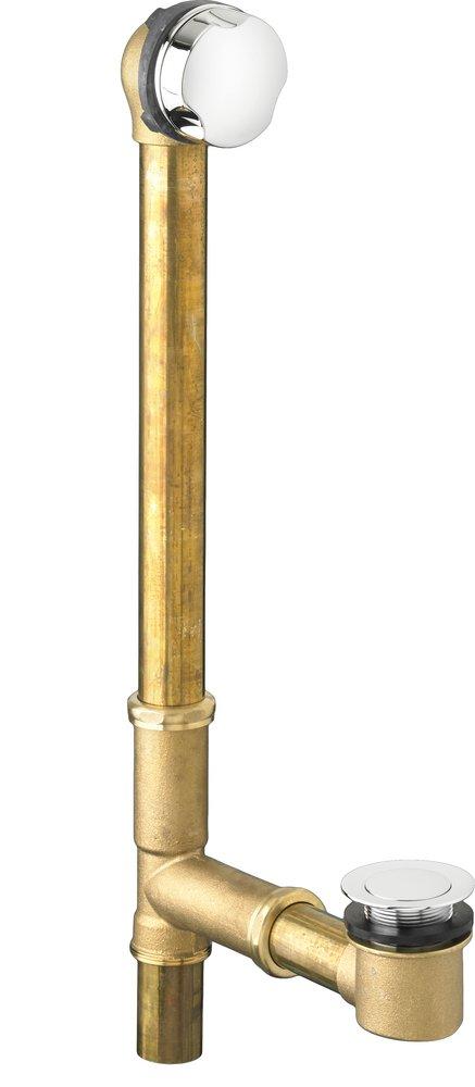 American Standard 1583470.002 18-1/2 in. Brass Toe-Tap Drain in Polished Chrome