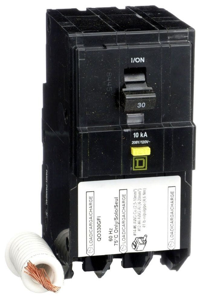 SQUARE-D QO330GFI CIRCUIT BREAKERS