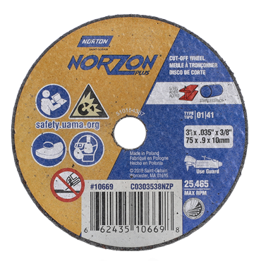 NORTON 66243510669 CUT-OFF SAWS & DISCS