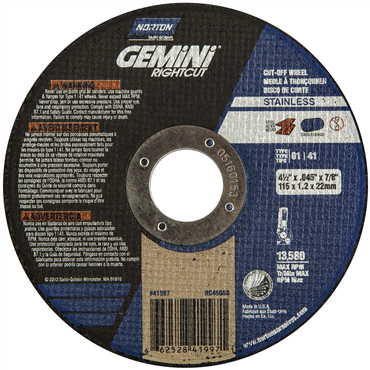 NORTON 66252841999 GRINDING & CUT OFF WHEELS