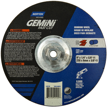 NORTON 66253049105 GRINDING & CUT OFF WHEELS