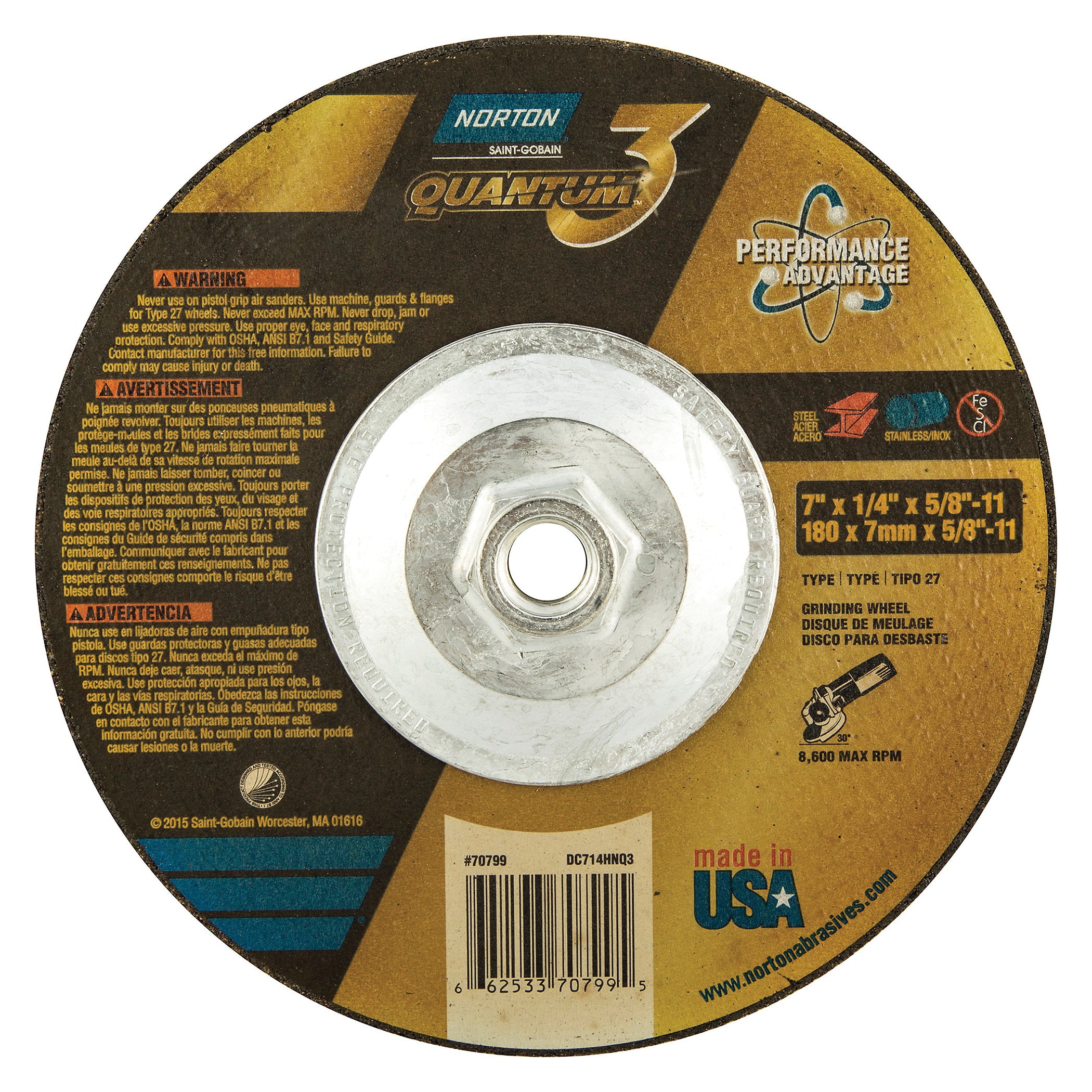 NORTON 66253370799 ABRASIVE HAND PADS