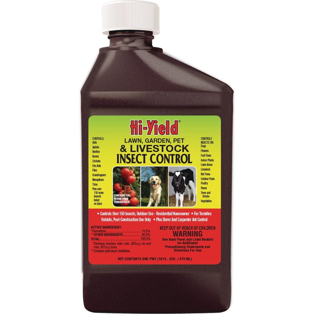HI-YIELD HI-YIELD 33005 Garden and Farm Insect Killer 16 Ounces Concentrate