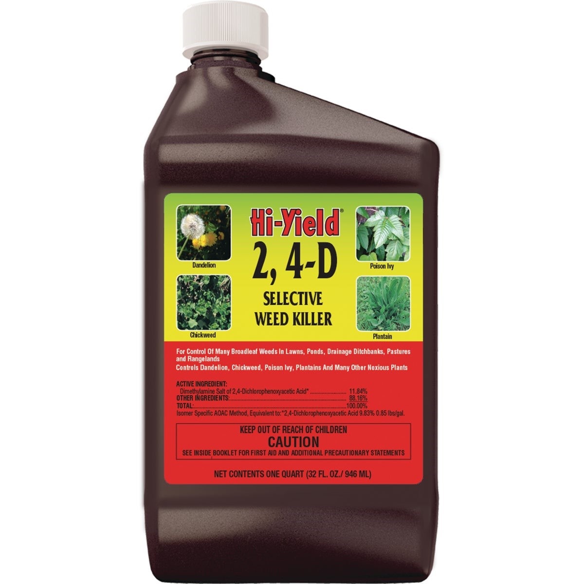 HI-YIELD HI-YIELD 21415 2 4-D 32 Oz Concentrate Selective Weed Killer